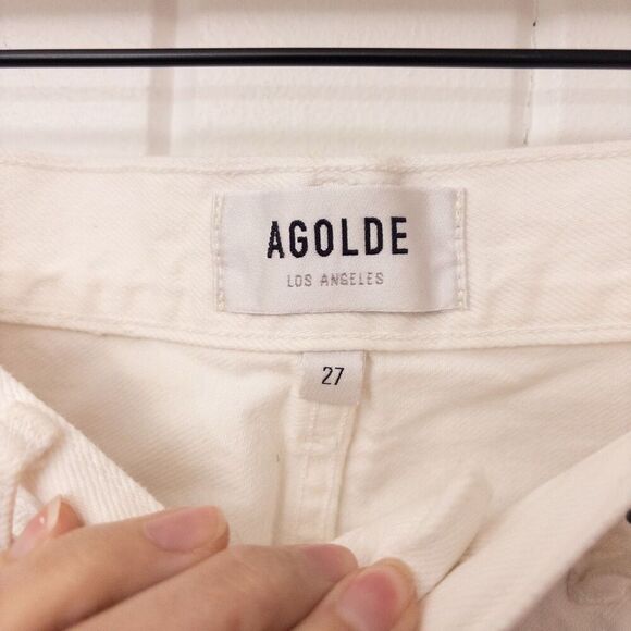 AGOLDE 90’s Mid Rise Loose Jeans in Vanish Size 27 - Picture 5 of 10